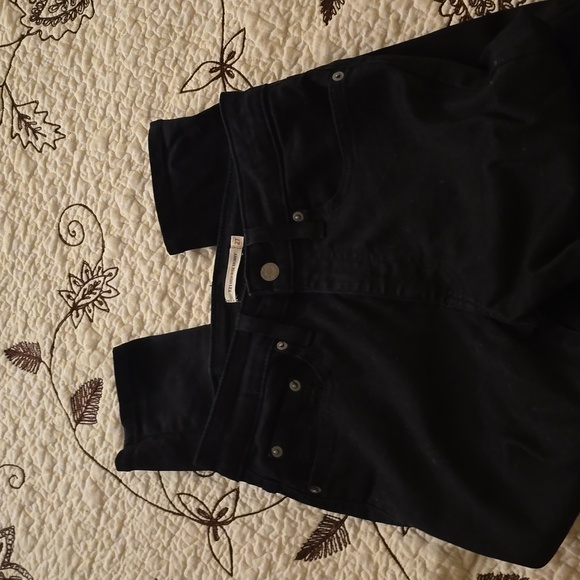 Levi's 721 High Rise Skinny Black Denim Jeans Size 27 30" inseam - Picture 4 of 5